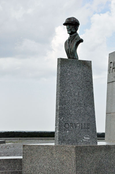 bust of Orville Wright